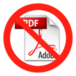No PDF